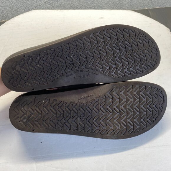 FLY FLOT Anatomic Womens Brown Leather Strappy Slides Sandals Size 42,ITALY - Picture 5 of 14